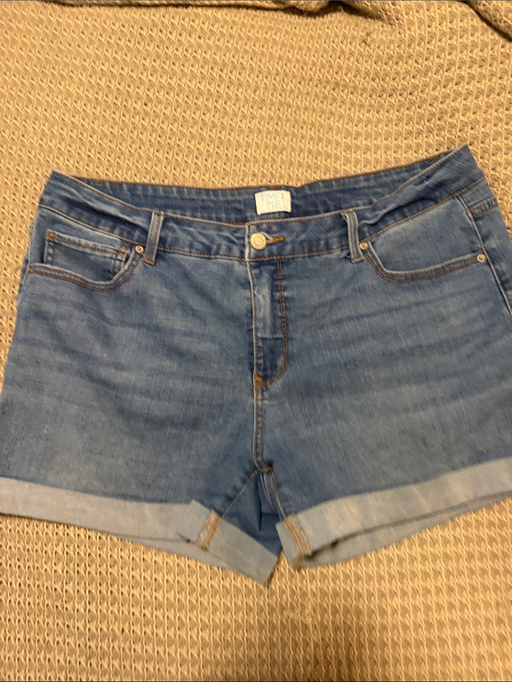 Classic Blue Denim Women's Shorts